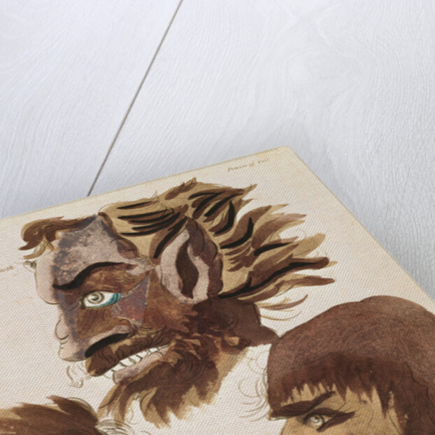 Astaroth, Abaddon and Mammon, three demons from 'The Magus' by Francis Barrett by Francis (after) Barrett