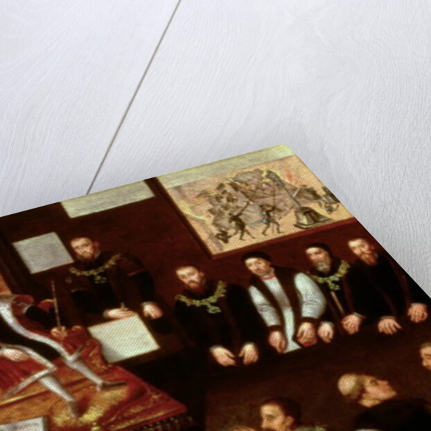 King Edward VI and the Pope, c.1570 by English School