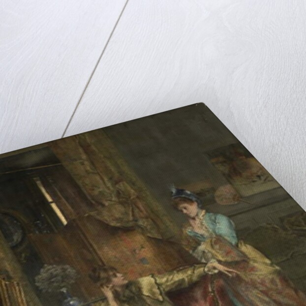 The Visit, c.1870 by Alfred Emile Stevens