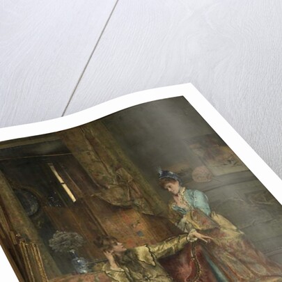 The Visit, c.1870 by Alfred Emile Stevens