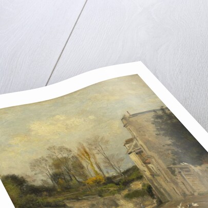 Montmartre, the rue Cortot, c.1872-76 by Stanislas Victor Edouard Lepine