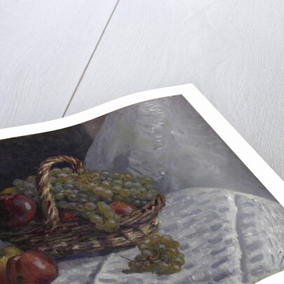 Apples and Grapes in a Basket, c.1880-81 by Alfred Sisley