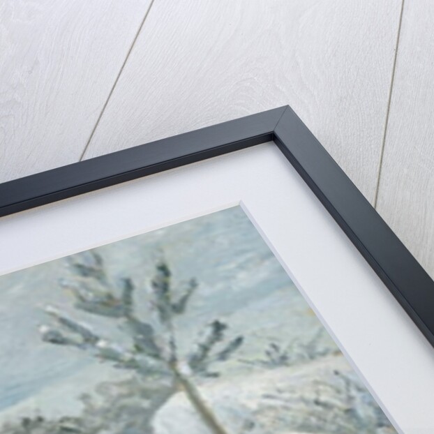 Piette's House at Montfoucault, 1874 by Camille Pissarro