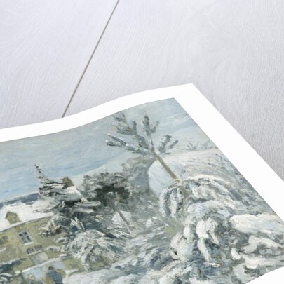 Piette's House at Montfoucault, 1874 by Camille Pissarro