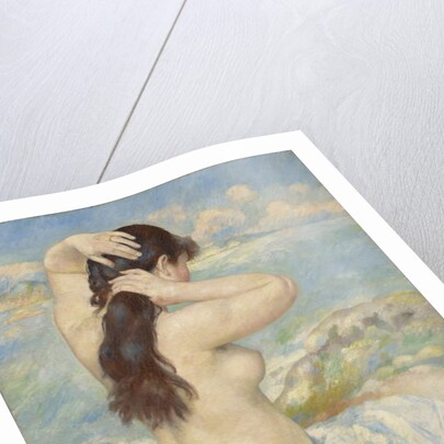 Bather Arranging her Hair, 1885 by Pierre Auguste Renoir