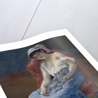 Sleeping Girl, 1880 by Pierre Auguste Renoir