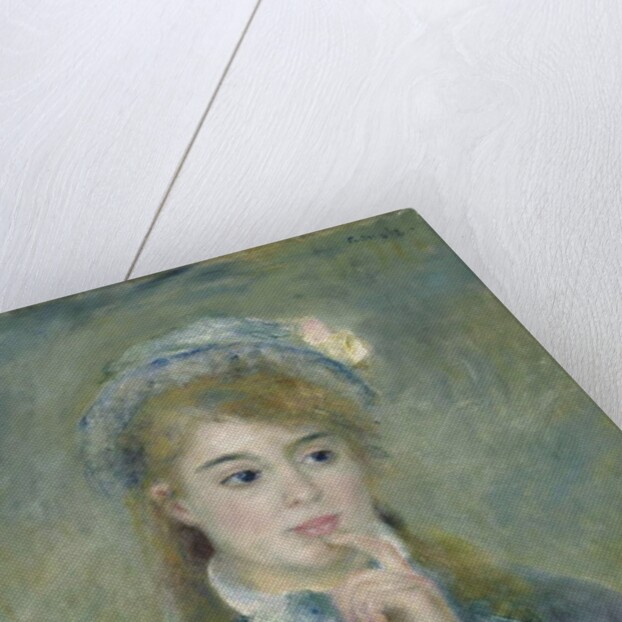 Portrait of a Young Woman, c.1874 by Pierre Auguste Renoir