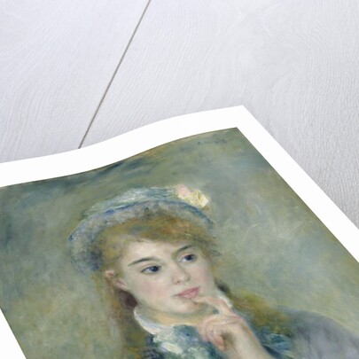 Portrait of a Young Woman, c.1874 by Pierre Auguste Renoir