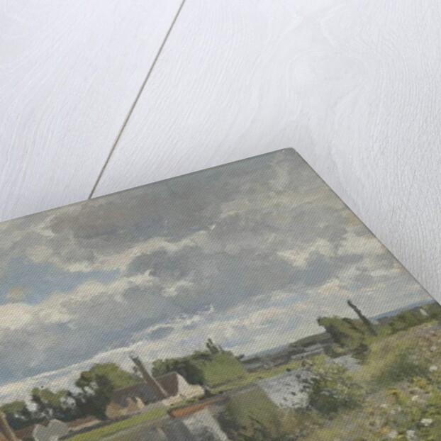 The River Oise near Pontoise, 1873 by Camille Pissarro