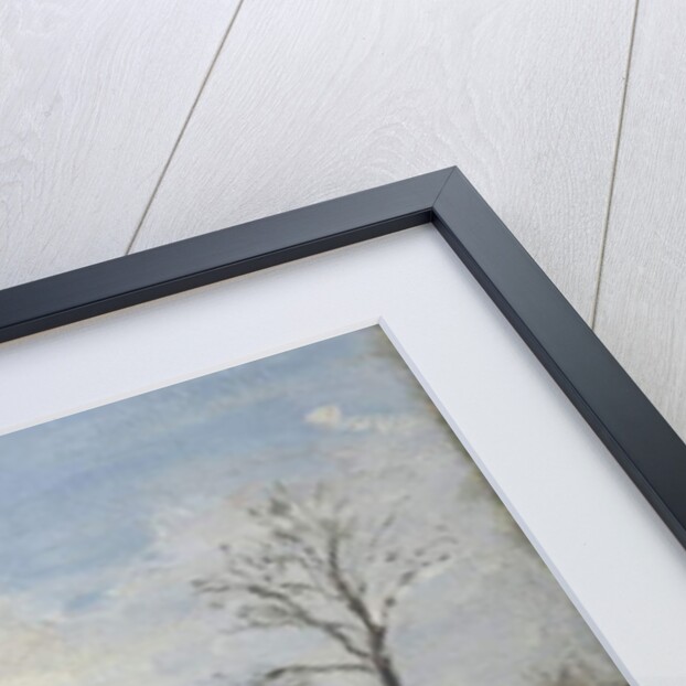 Route de Versailles, Louveciennes, 1870 by Camille Pissarro