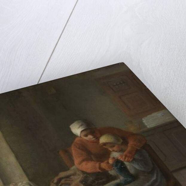 The Knitting Lesson, c.1860 by Jean-Francois Millet