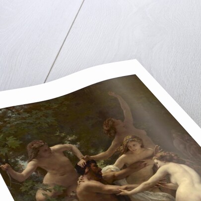 Nymphs and Satyr, 1873 by William-Adolphe Bouguereau