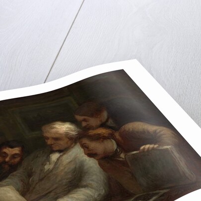 The Print Collectors, c.1860-63 by Honore Daumier