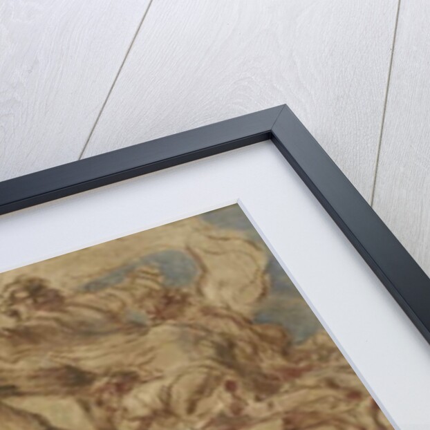 Crucifixion with the Virgin, Saints John and Mary Magdalene and God the Father, c.1651 by Giovanni Benedetto (1609-64) Castiglione