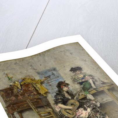 A Guitar Player, 1872 by Giovanni Boldini