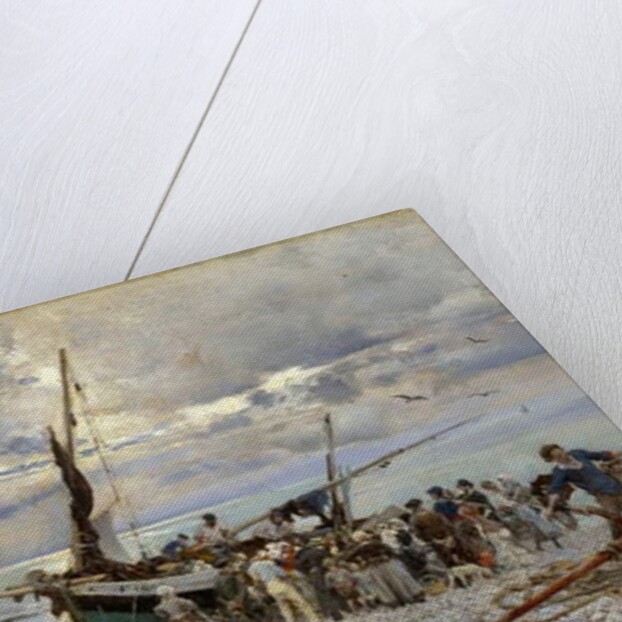 The Return of the Fishing Boats, Etretat, 1879 by Giovanni Boldini