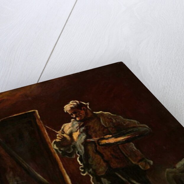 An Artist, c.1870-75 by Honore Daumier