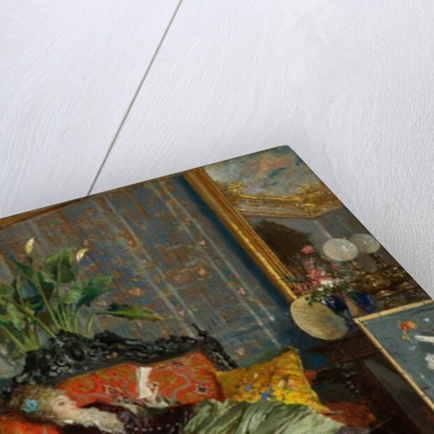 Young Woman Reading, 1875 by Lucius Rossi