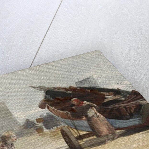 Beach Scene, Cullercoats, 1881 by Winslow Homer