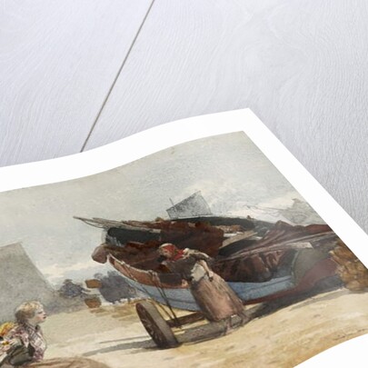 Beach Scene, Cullercoats, 1881 by Winslow Homer