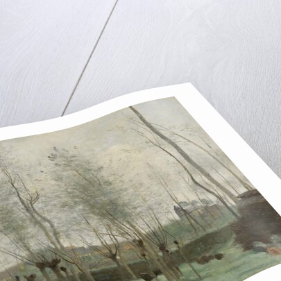 Washerwomen in a Willow Grove, 1871 by Jean Baptiste Camille Corot