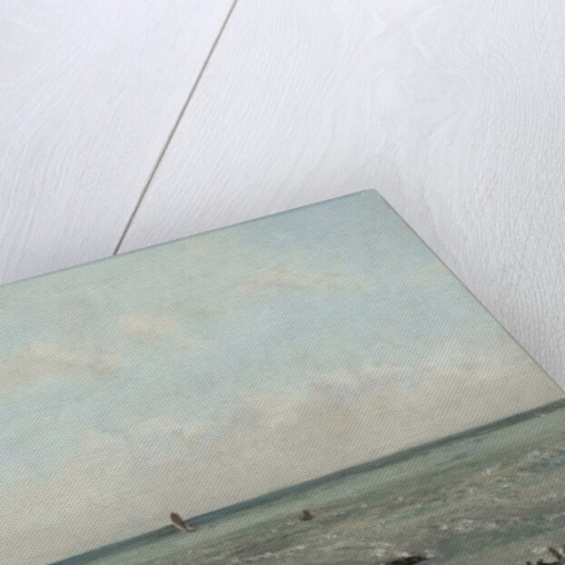 Laundresses at Low Tide, Étretat, 1866 or 1869 by Gustave Courbet