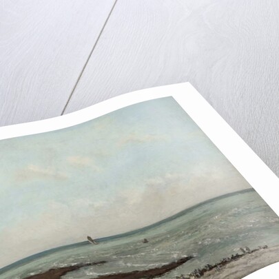 Laundresses at Low Tide, Étretat, 1866 or 1869 by Gustave Courbet