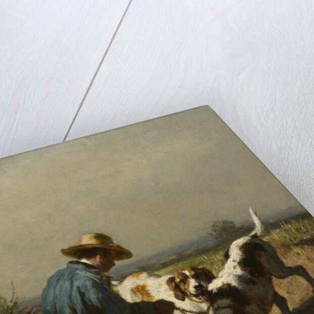 The Gamekeeper, 1850s by Constant-Emile Troyon