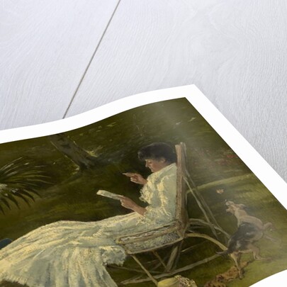 Woman Reading, c.1910 by Barbour Barbour