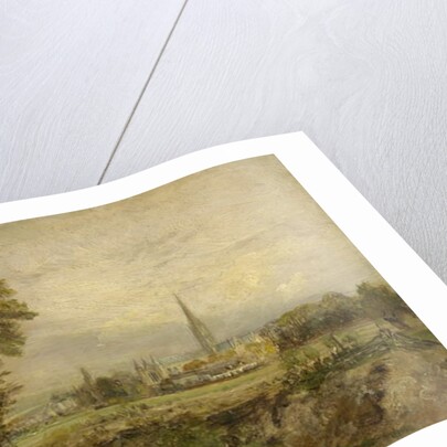 Distant View of Salisbury Cathedral, 1821 by John Constable