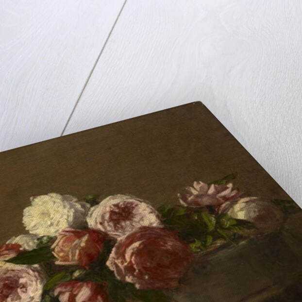 Roses in a Porcelain Planter, c.1875-1900 by Victoria Dubourg