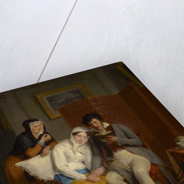 Reading to the Convalescent, c.1827 by Jean Augustin Franquelin