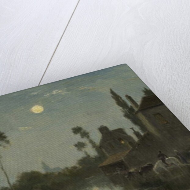 Moonlit River, c.1866-70 by Stanislas Victor Edouard Lepine