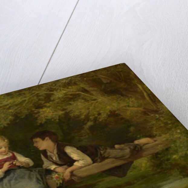 First Love, c.1872 by Timoleon Marie Lobrichon