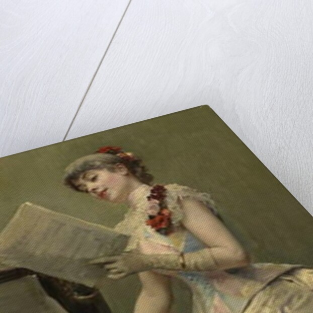 The Singer, c.1880 by Raimundo de Madrazo y Garreta