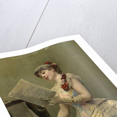 The Singer, c.1880 by Raimundo de Madrazo y Garreta