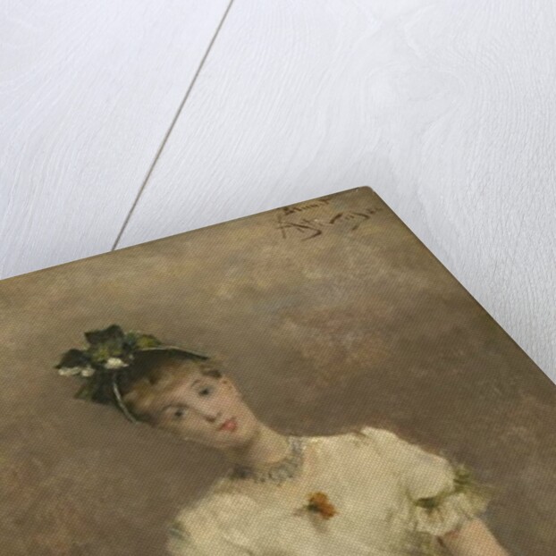 Young Woman by the Sea, 1886 by Alfred Emile Stevens