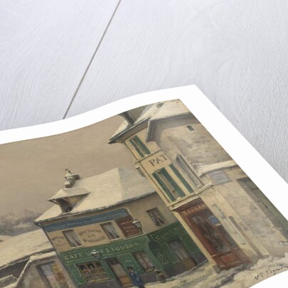 Snow Effect in the Suburbs, c.1875-85 by Victor Vignon