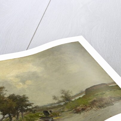 Washing Clothes, c.1850-80 by Johannes Hendrik Weissenbruch