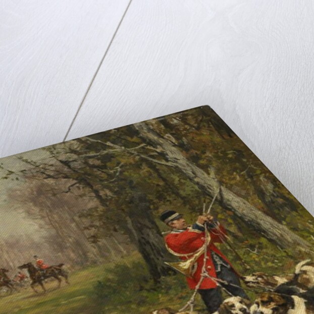 Hunting Hounds, c.1850-97 by Charles Oliver de Penne