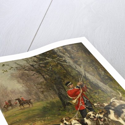 Hunting Hounds, c.1850-97 by Charles Oliver de Penne