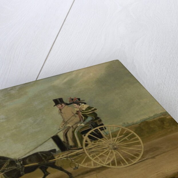 Tom Thumb with Peter Brown and His Wife in a Gig, 1828 by James Pollard