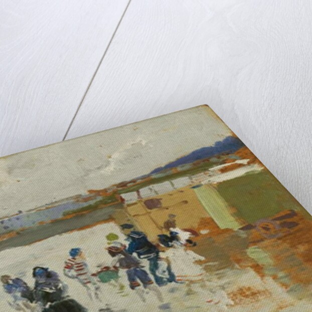 La Concha Beach, San Sebastián, 1906 by Joaquin Sorolla y Bastida