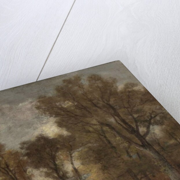 Woodland scene overlooking Dedham Vale, c.1802-03 by John Constable