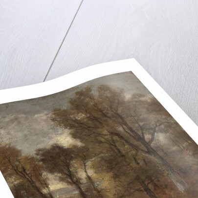 Woodland scene overlooking Dedham Vale, c.1802-03 by John Constable