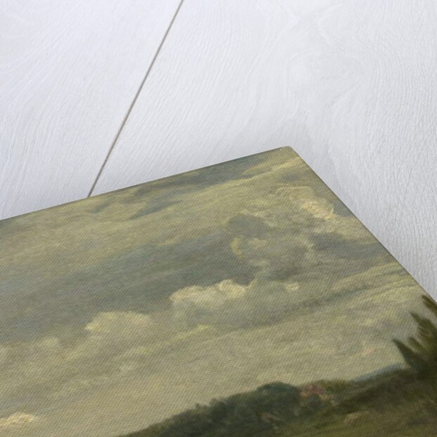 East Bergholt Common, View toward the Rectory, 18th August 1813 by John Constable