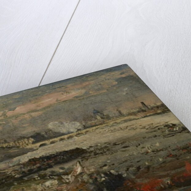 Sketch for 'The Opening of Waterloo Bridge Seen from Whitehall Stairs, June 18th 1817', c.1819 by John Constable