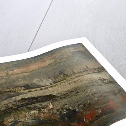 Sketch for 'The Opening of Waterloo Bridge Seen from Whitehall Stairs, June 18th 1817', c.1819 by John Constable