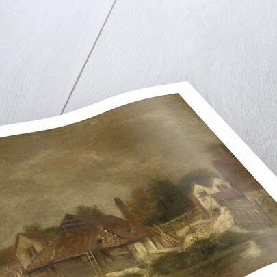 Sheds and Old Houses on the Yare, c.1803 by John Crome