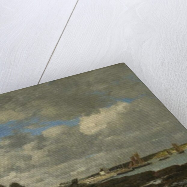 Plougastel, the Ferry Crossing, 1873 by Eugene Louis Boudin